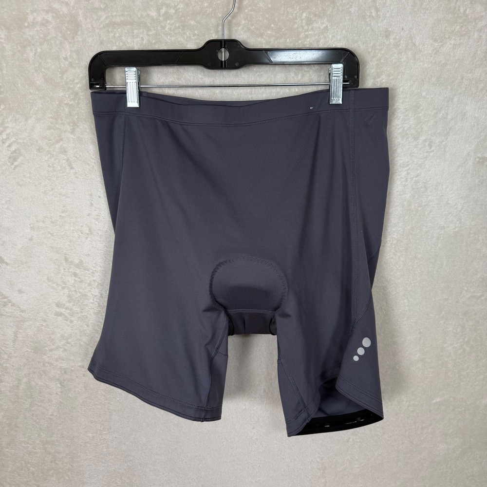 Xersion Gray Bike Shorts with Padded Seat